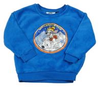 Modrá chlpatá mikina s Marshallem - Paw Patrol Nickelodeon