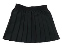 Čierna skladaná sukňa