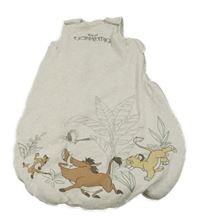 Světlebéžový melírovaný zateplený spací pytel s Lvím králem Primark