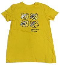 Žluté tričko s Pudsey George