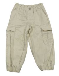 Smetanové cuff cargo rifle Primark
