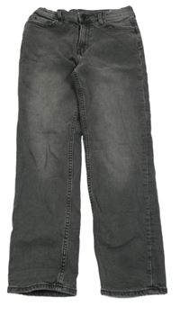 Tmavosivé slim fit rifle H&M