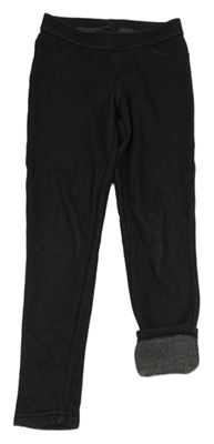 Čierne zateplené tregíny C&A