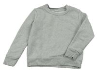 Sivá melírovaná mikina