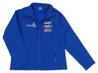 Modrá sofshellová bunda s nápismi Jako