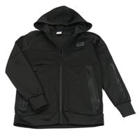 Černá sportovní propínací mikina s kapucí Chapter young