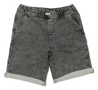 Šedé teplákové riflové kraťasy Y.F.K.