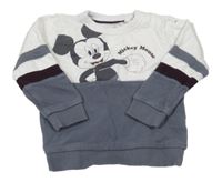 Bílo-šedá mikina s Mickeym C&A