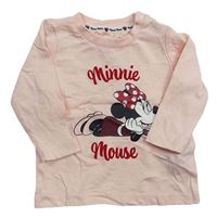 Marhuľové tričko s Minnie zn. Primark