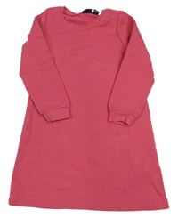 Ružové teplákové šaty zn. Lupilu