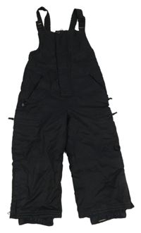 Tmavomodré šusťákové laclové oteplovačky C&A