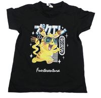 Černé tričko s Pikachem 