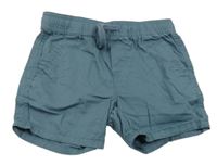 Šedomodré plátenné kraťasy Primark