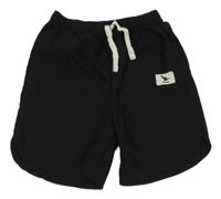 Čierne kraťasy s dinem Shein