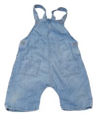 Svetlomodré rifľové na traké kraťasy H&M