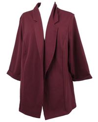 Dámský vínový sakový cardigán 