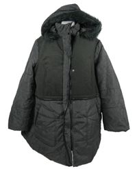 Dámská šedá šusťáková zimní parka s kapucí Debenhams 