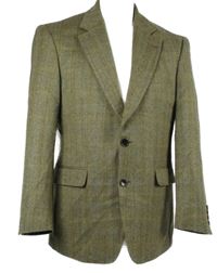 Pánské okrové vzorované sako Gilberto 