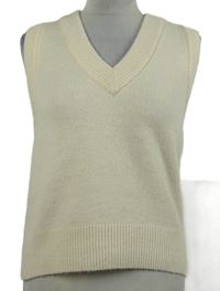 Dámska smotanová svetrová vesta H&M