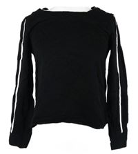 Dámská černá halenka s pruhy Vero Moda 