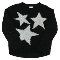Černý svetr s hvězdičkami F&F