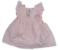 Světlerůžové plátěné šaty s Daisy a všitým body Disney
