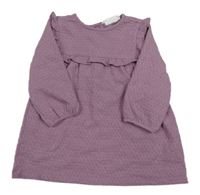 Fialové šaty s volánikom Primark