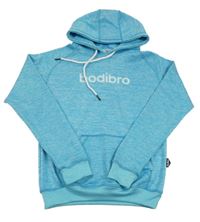 Modrá žíhaná sportovní mikina s nápisem Bodibro