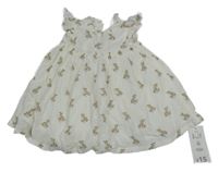 Nové - zamatové šaty s kvetinami George