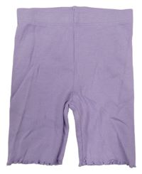 Lila rebrované kraťasy F&F
