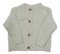 Bílý propínací svetr Dunnes Stores