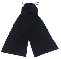 Čierny trblietavý culottes overal New Look