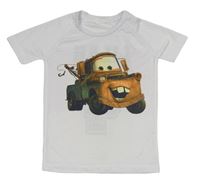 Bílé sportovní tričko - Cars