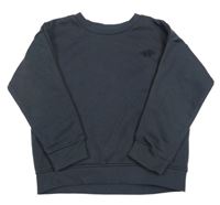 Tmavosivá mikina s výšivkou Primark