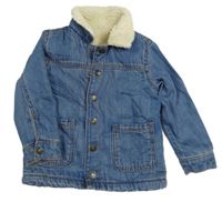 Modrá riflová zateplená bunda Nutmeg