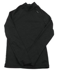 Tmavosivé thermo tričko so stojáčkem Wed´ze