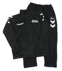 2set - Černá tepláková sopuprava s potlačou Hummel