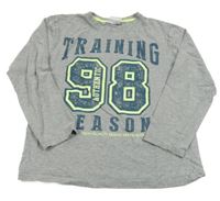 Sivé tričko s číslom Yigga