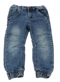 Modré teplákové cuff rifle Topolino