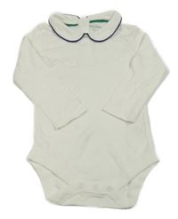 Bílé body s límečkem Boden