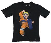 Černé tričko s postavou - Naruto H&M