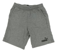 Sivé teplákové kraťasy Puma