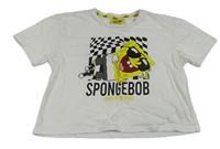 Biele crop tričko so Spongebobem Primark