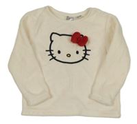 Pudrová chlpatá mikina s Kitty H&M