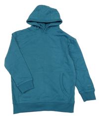 Zelenomodrá mikina s kapucňou George