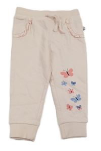 Světlerůžové tepláky s motýlky Liegelind 