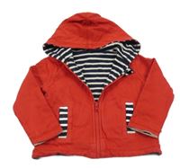 Červená prepínaci obojstranná mikina s kapucňou Jojo Maman Bébé