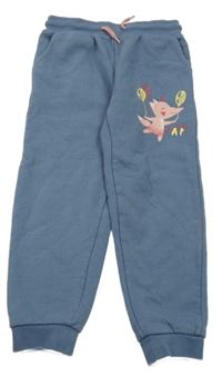 Modrošedé tepláky s líškou Lupilu