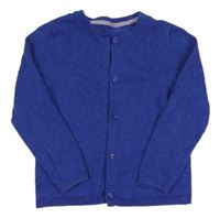 Modrý trblietavý prepínaci sveter M&S