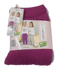 Nové - 2x Purpurové + šedé tepláky Pocopiano 